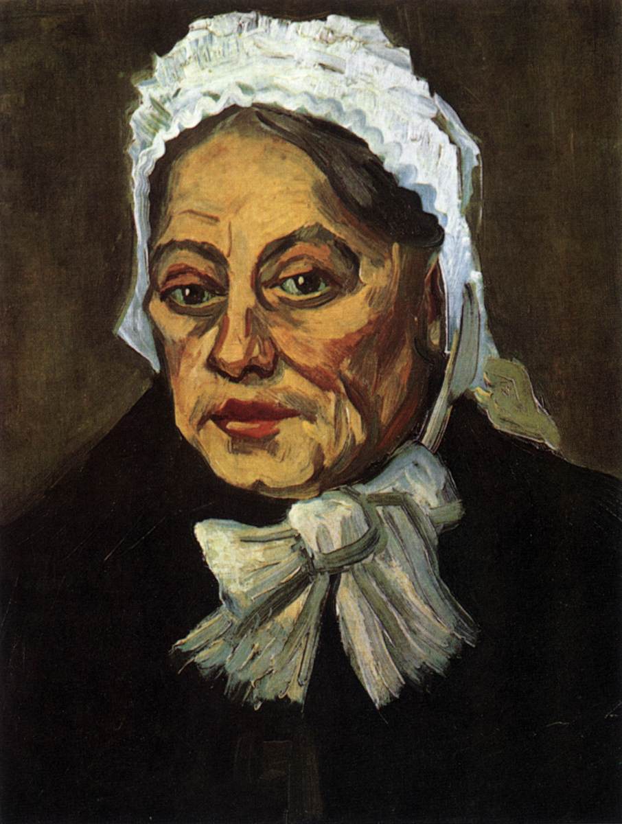 Head of an Old Woman with White Cap (The Midwife)