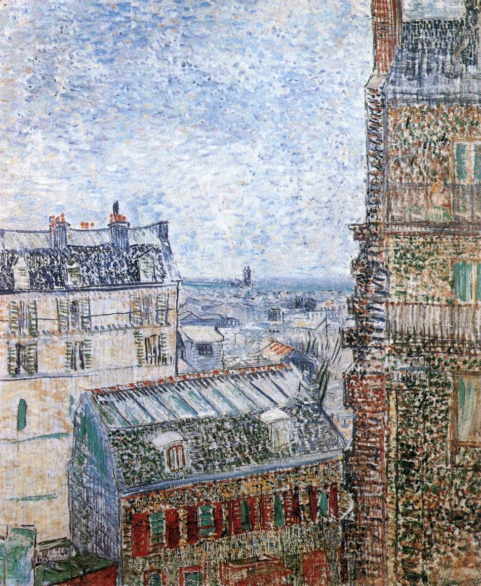 View of Paris from Vincent's Room in the Rue Lepic