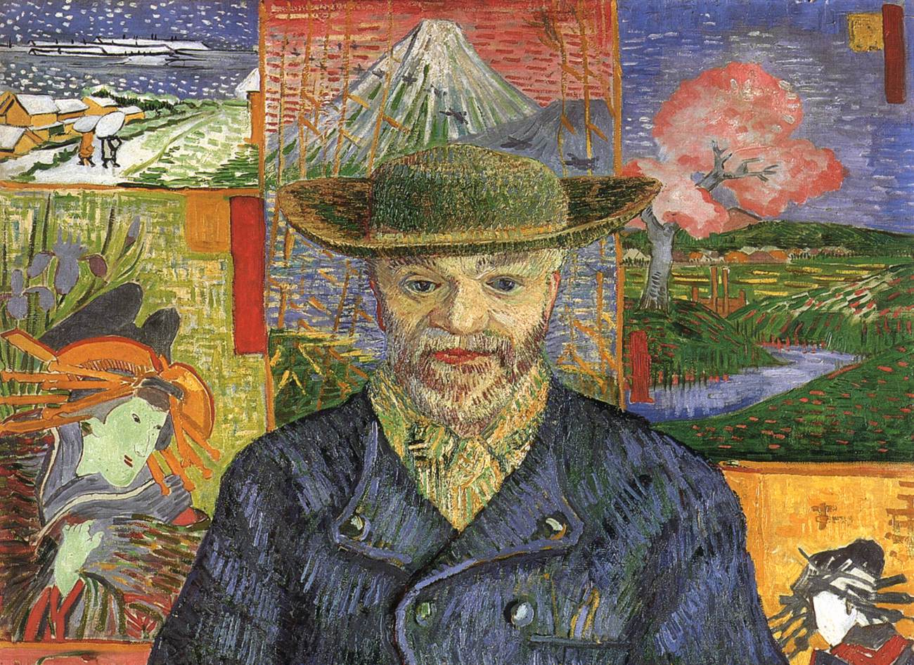 Portrait of Père Tanguy (detail)