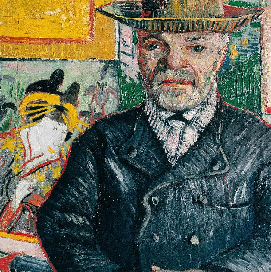 Portrait of Père Tanguy (detail)