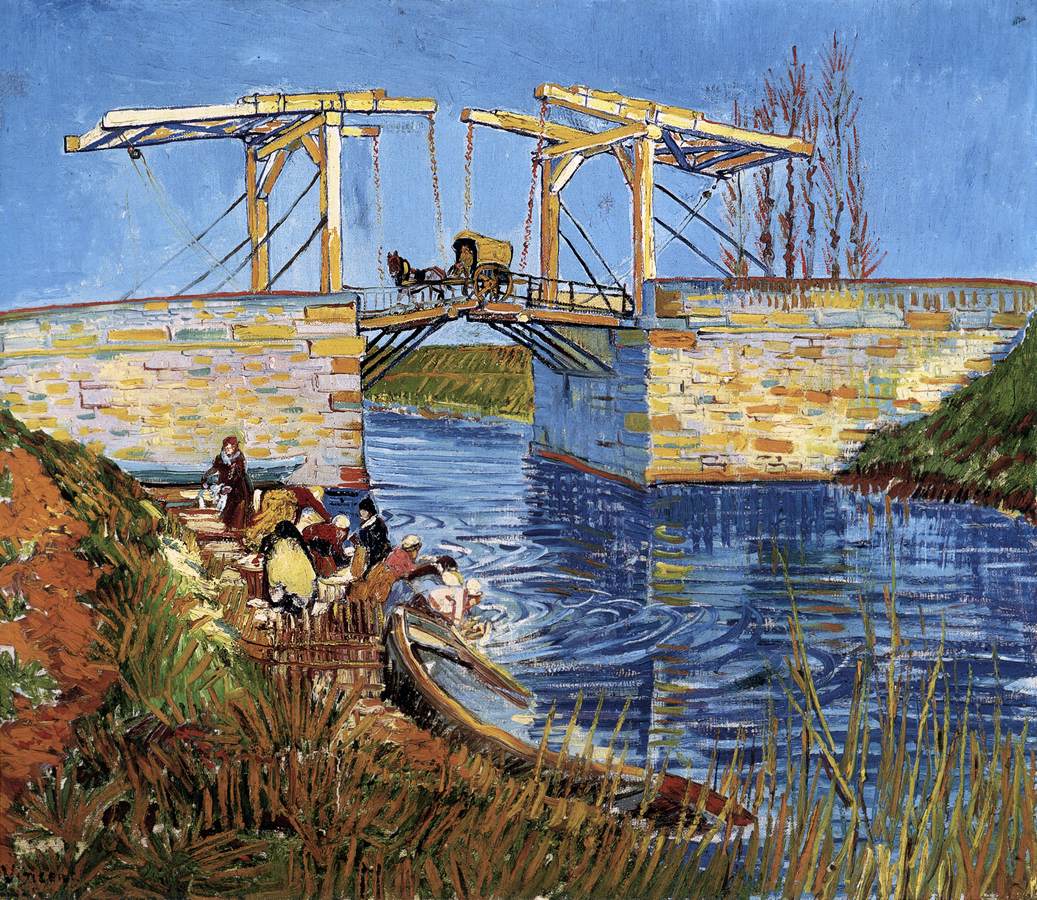 The Langlois Bridge at Arles (detail)