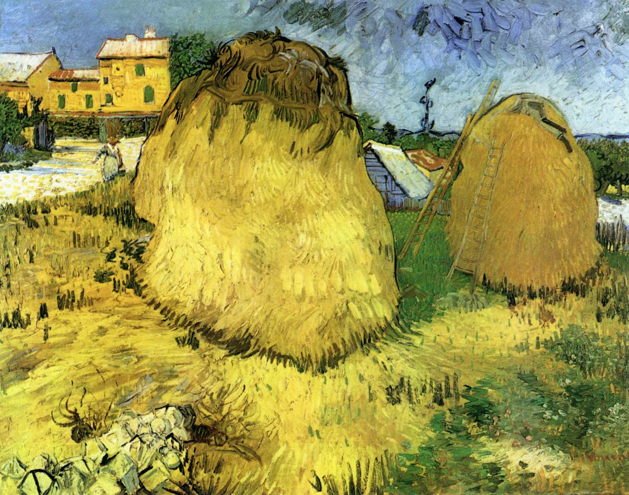 Haystacks in Provence