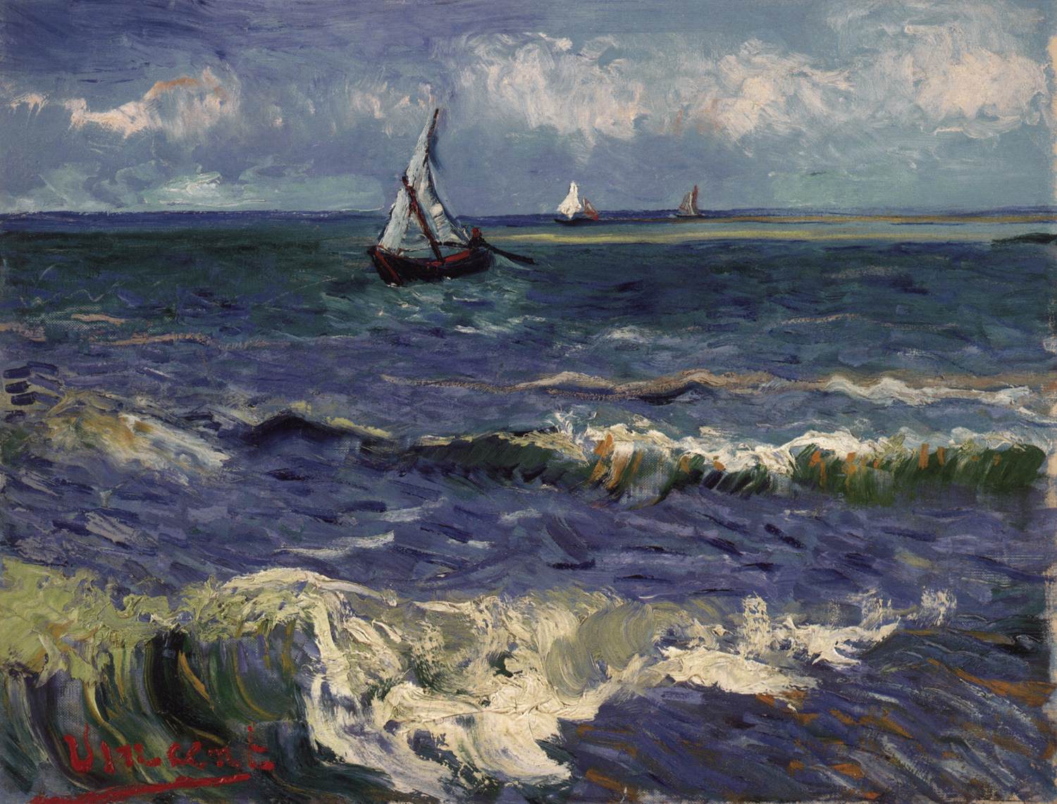 Seascape at Saintes-Maries