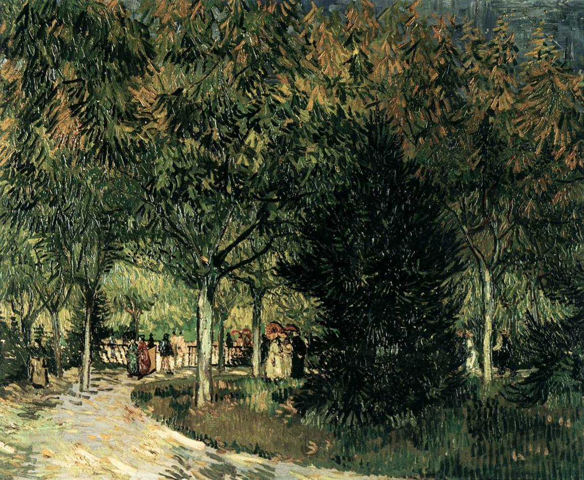 A Lane in the Public Garden at Arles