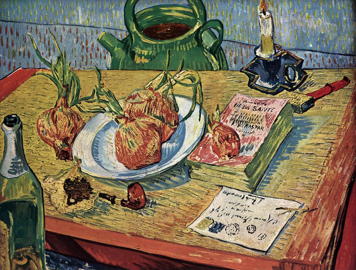Still-Life with Drawing Board and Onions