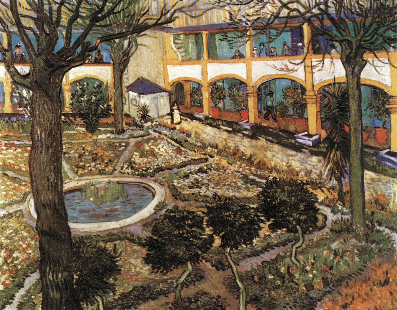 The Courtyard of the Hospital at Arles