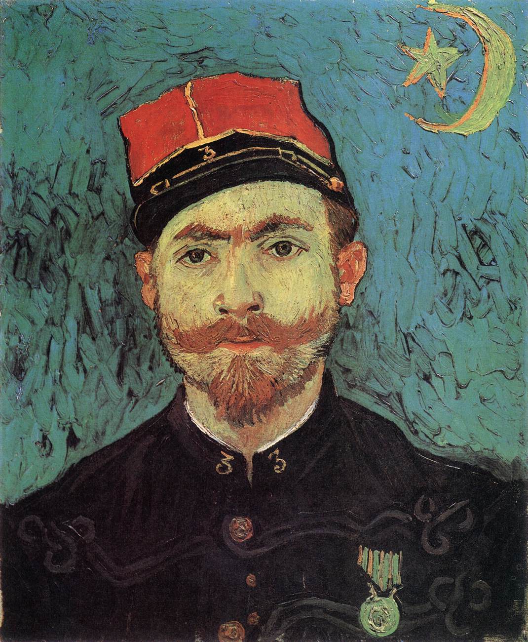 Portrait of Milliet, Second Lieutnant of the Zouaves