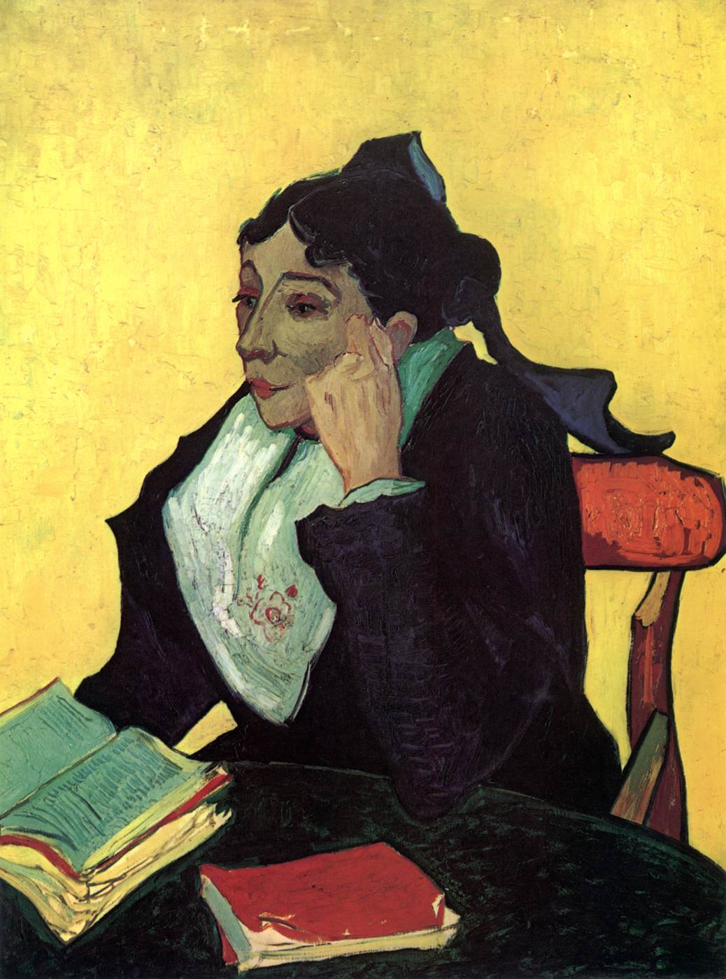 L'Arlésienne: Madame Ginoux with Books