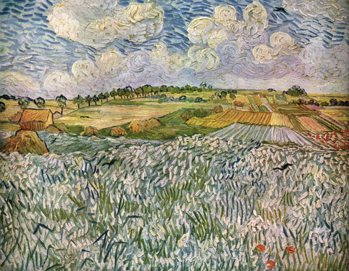 Landscape near Auvers: Wheatfields