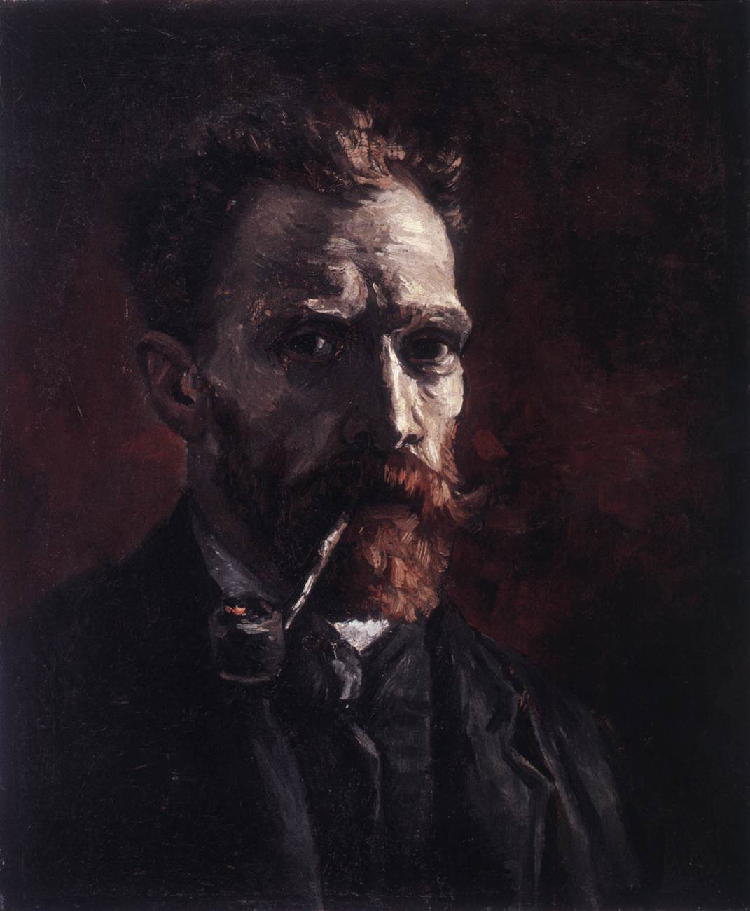 Self-Portrait with Pipe