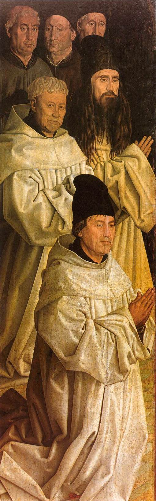 Altarpiece of Saint Vincent, the panel of the Monks