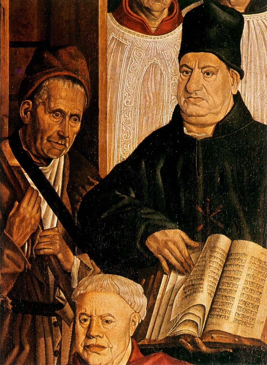 Altarpiece of Saint Vincent, the panel of the Relic (detail)