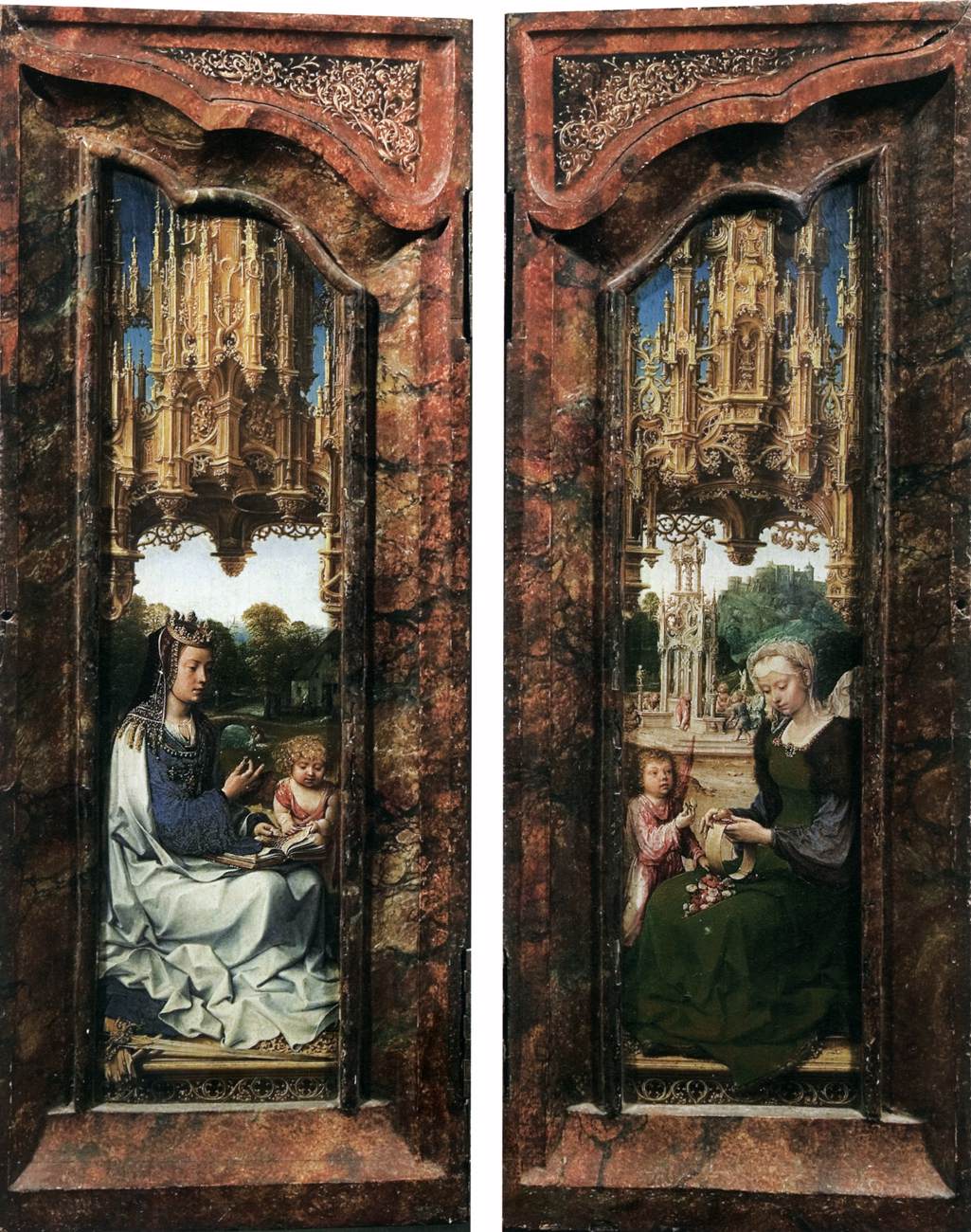 The Malvagna Altarpiece (side wings)