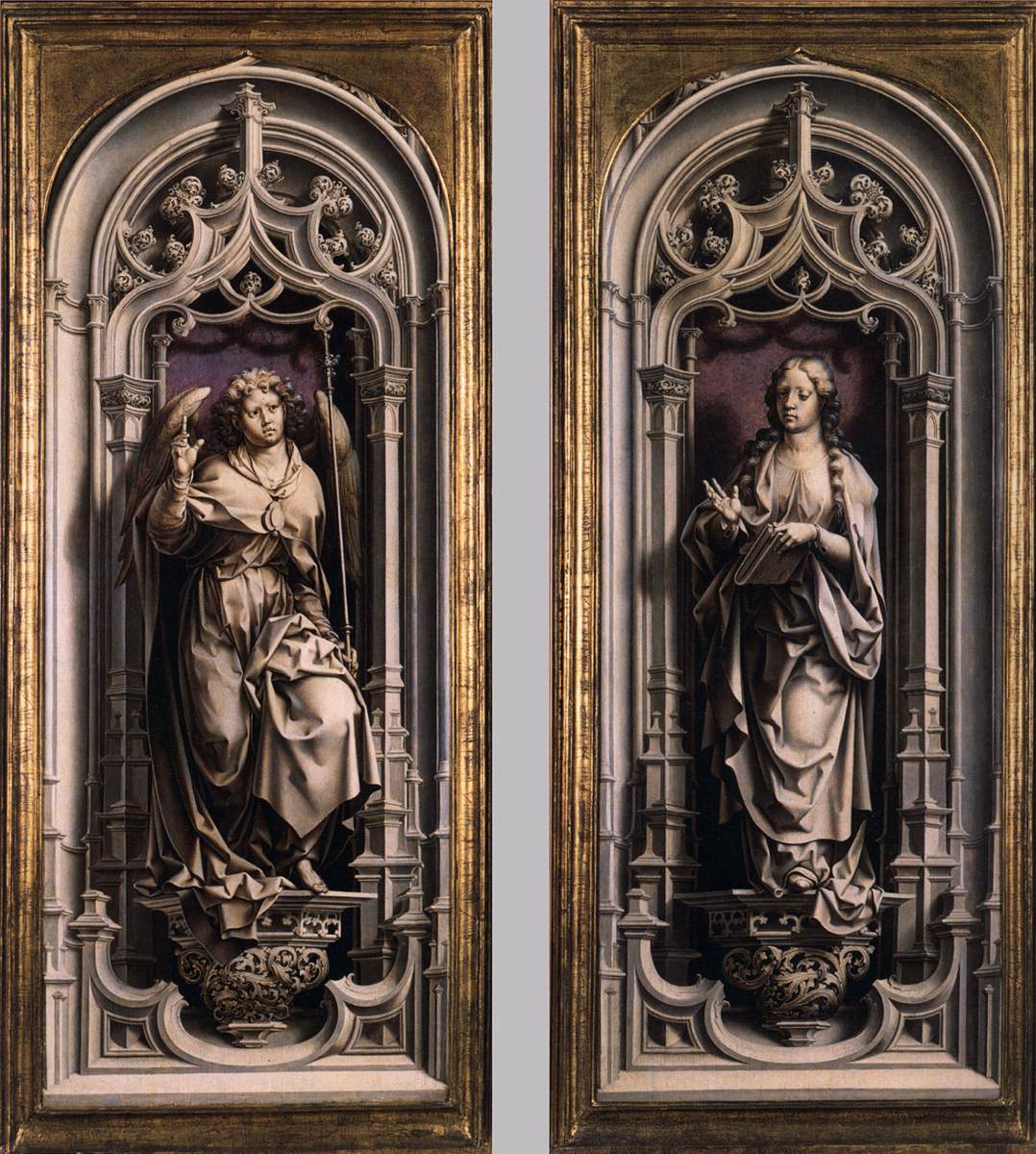 Two Wings from a Triptych (exterior)