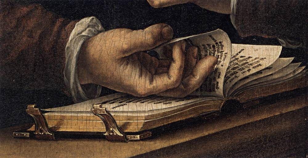 The Norfolk Triptych (left wing, detail)