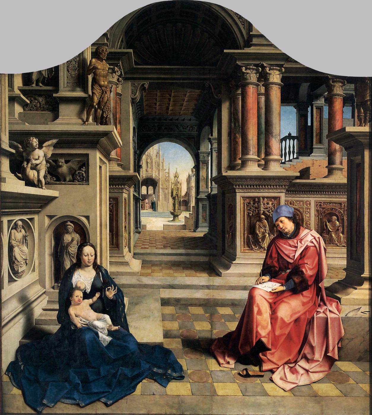 St Luke Drawing the Virgin