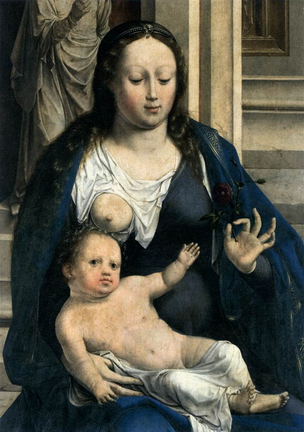 St Luke Drawing the Virgin (detail)