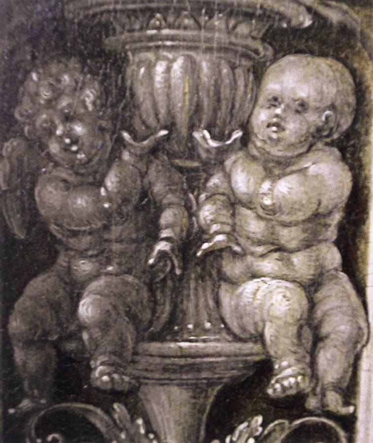 St Luke Drawing the Virgin (detail)