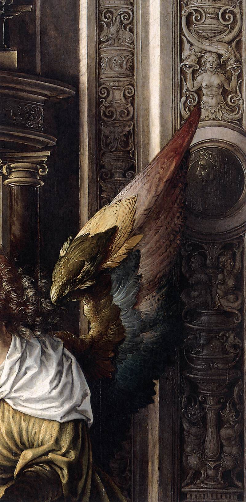 St Luke Drawing the Virgin (detail)