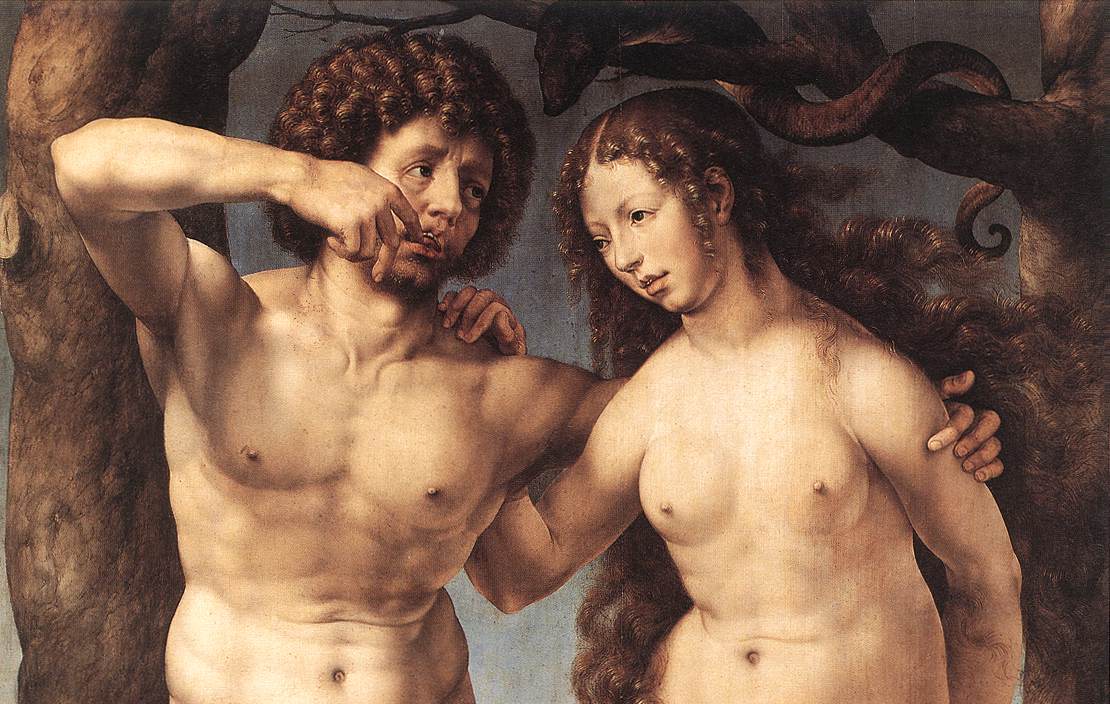 Adam and Eve (detail)