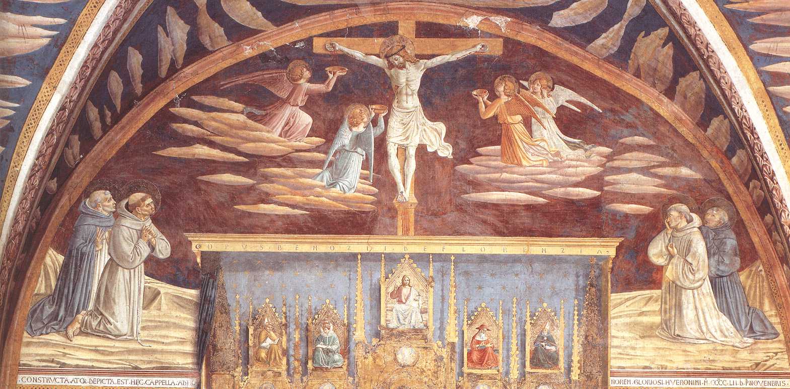 Madonna and Child Surrounded by Saints (detail)