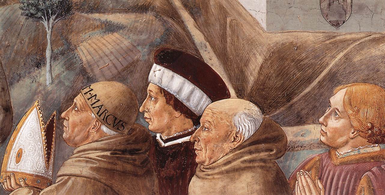 Scenes from the Life of St Francis (detail of scene 7, south wall)