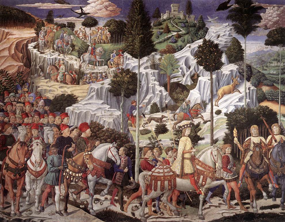 Procession of the Youngest King (east wall)