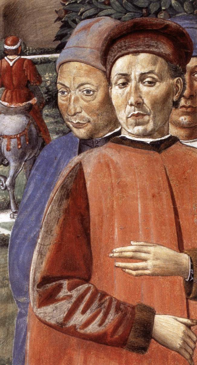 St Augustine Departing for Milan (detail)
