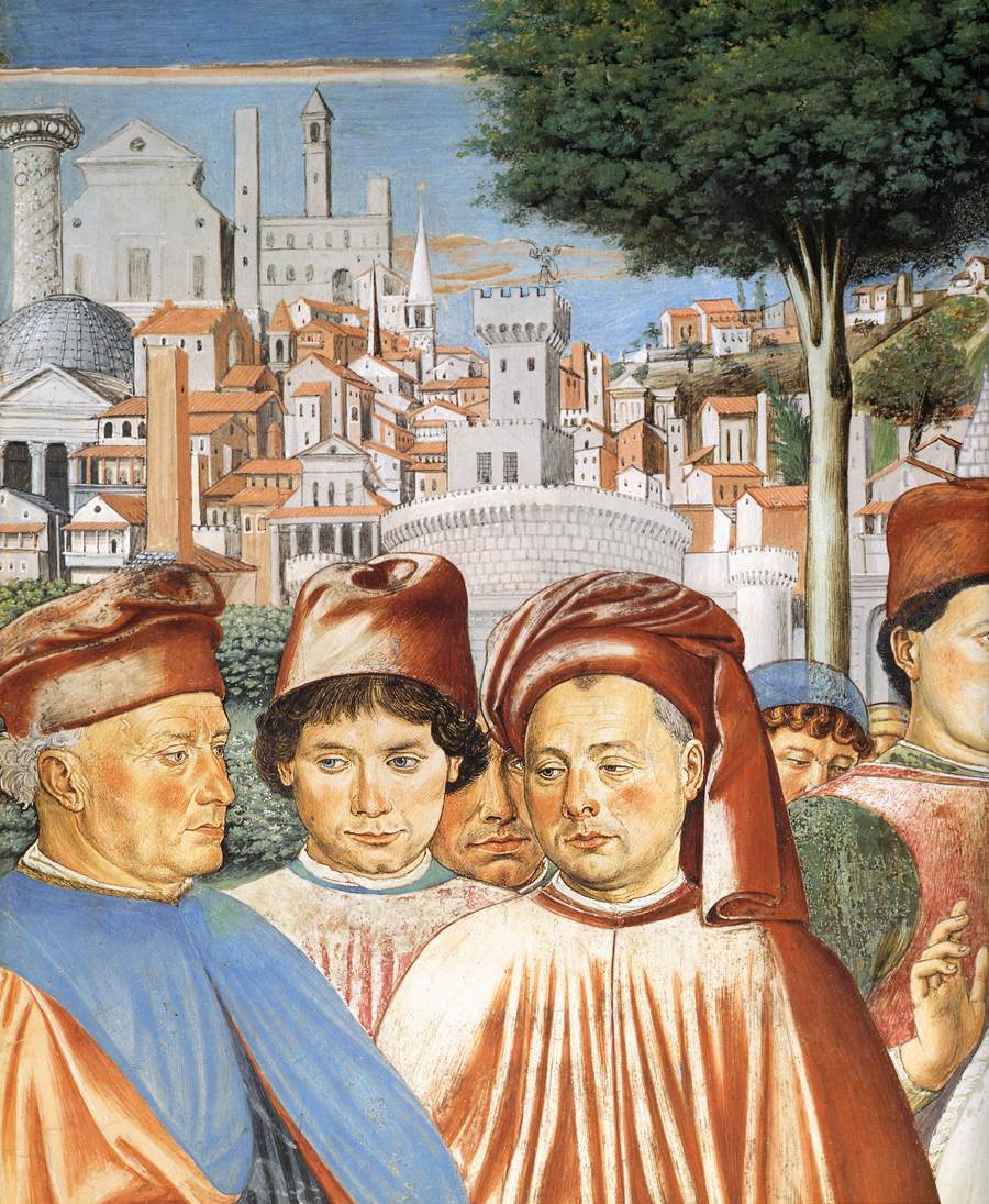 St Augustine Departing for Milan (detail)
