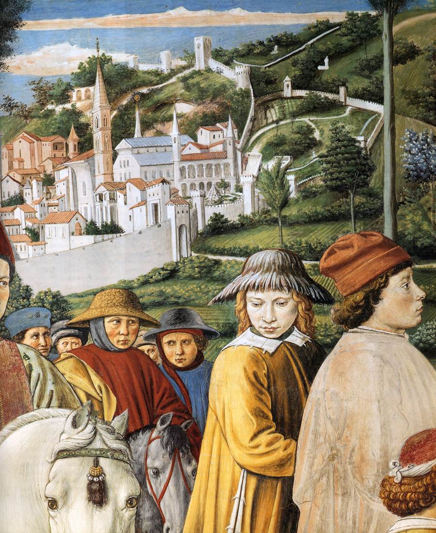 St Augustine Departing for Milan (detail)