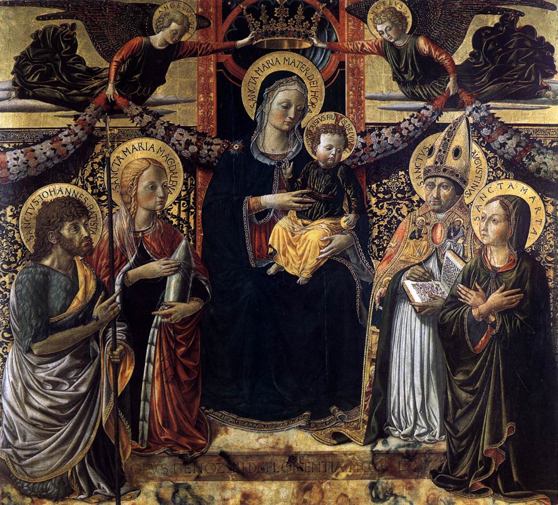 Madonna and Child with Angels and Saints