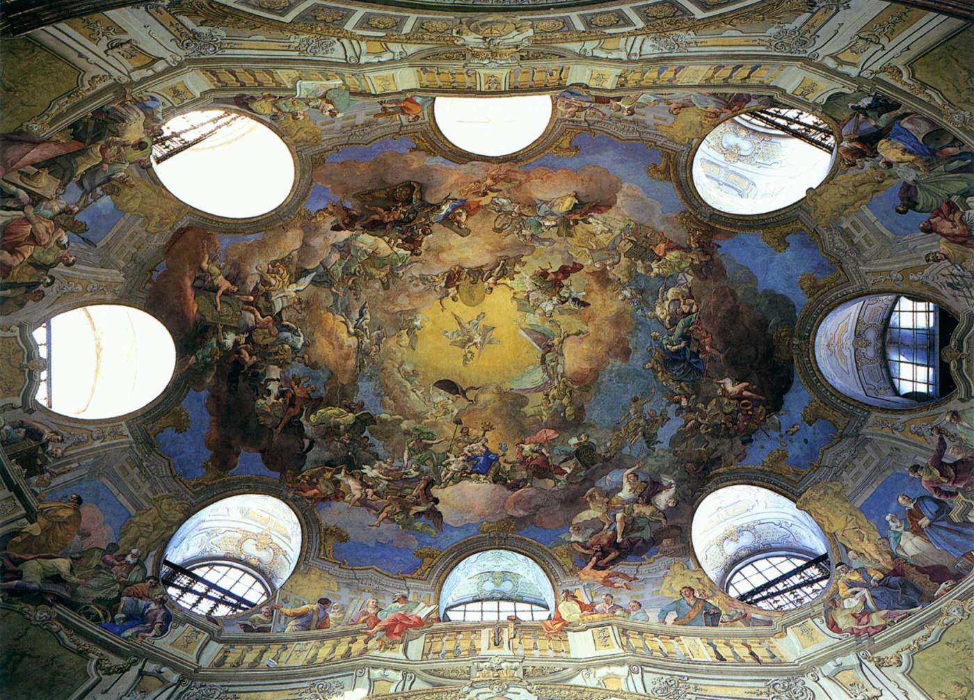 Ceiling fresco