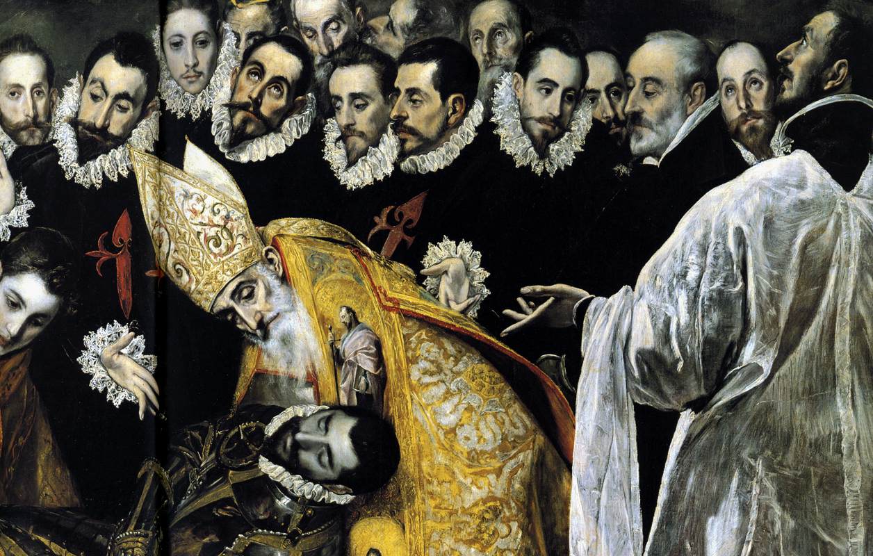 The Burial of the Count of Orgaz (detail)