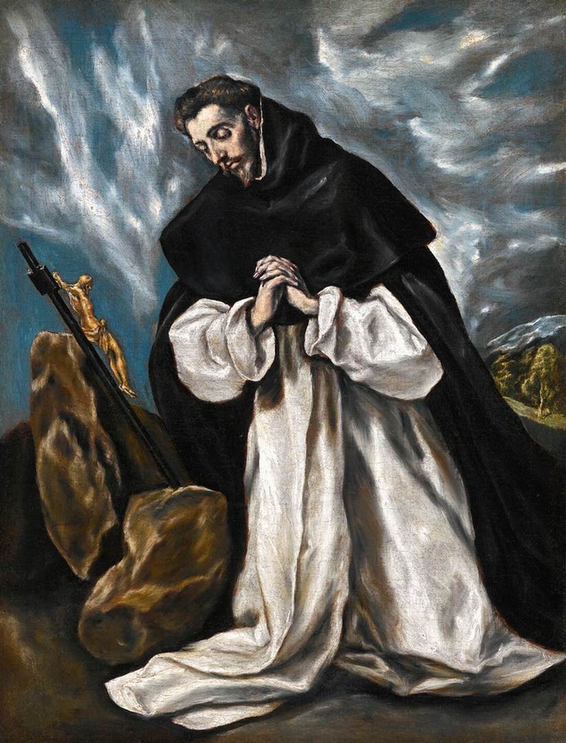 St Dominic in Prayer