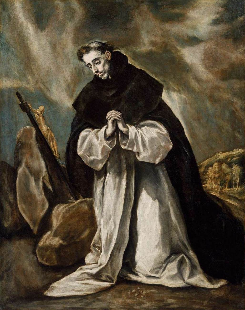 St Dominic in Prayer