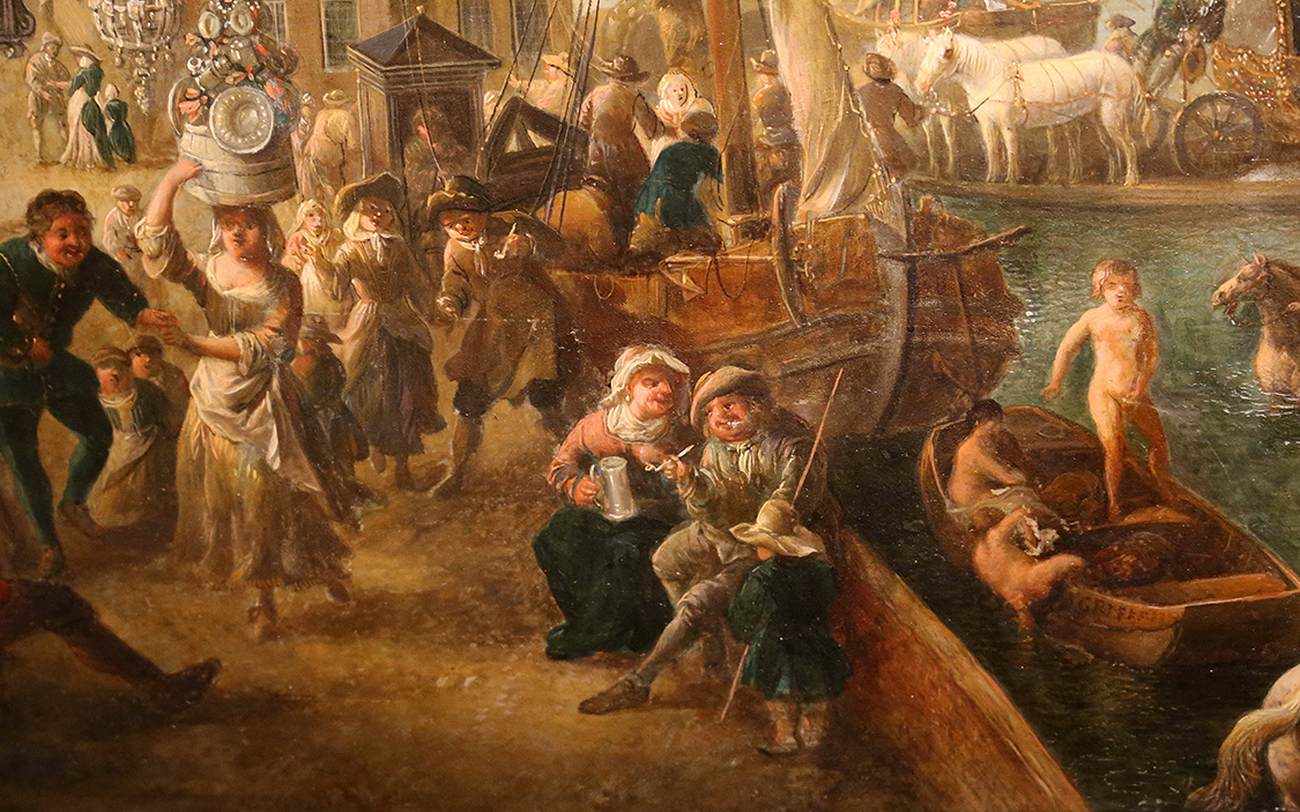 View of London from the Horseferry Pier (detail)