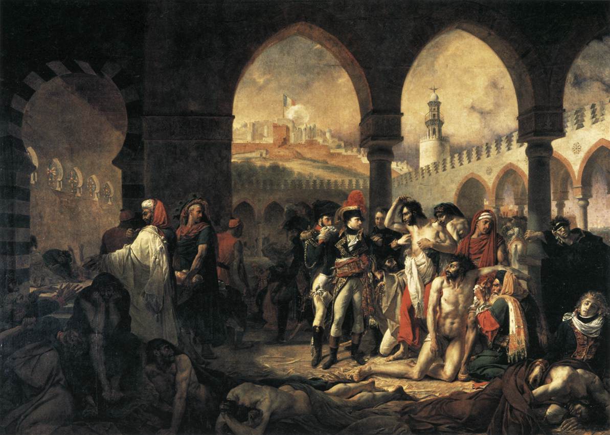 Napoleon Bonaparte Visiting the Plague-stricken at Jaffa