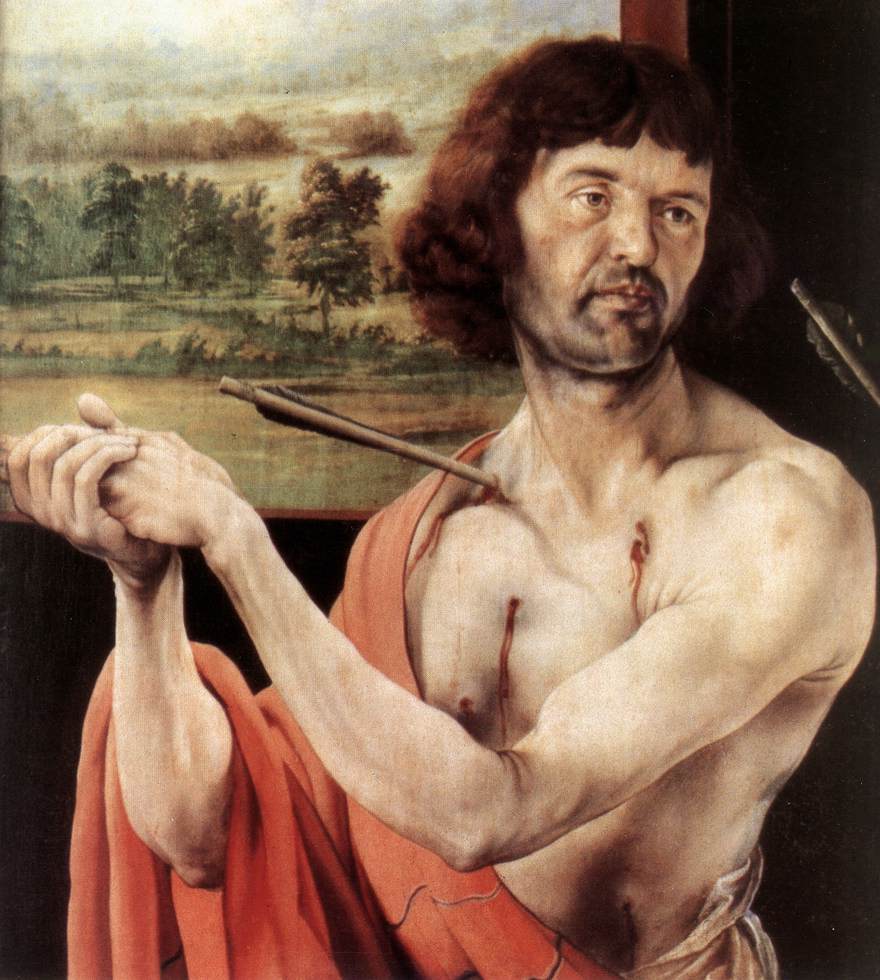 St Sebastian (detail)