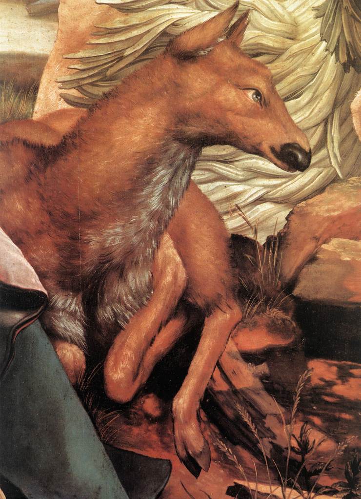 Sts Paul and Anthony in the Desert (detail)