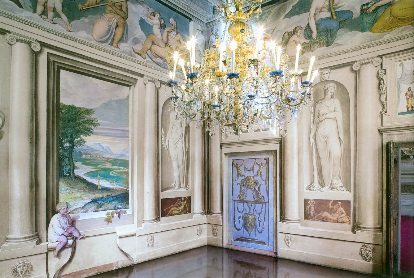 View of the Hall of the Gods