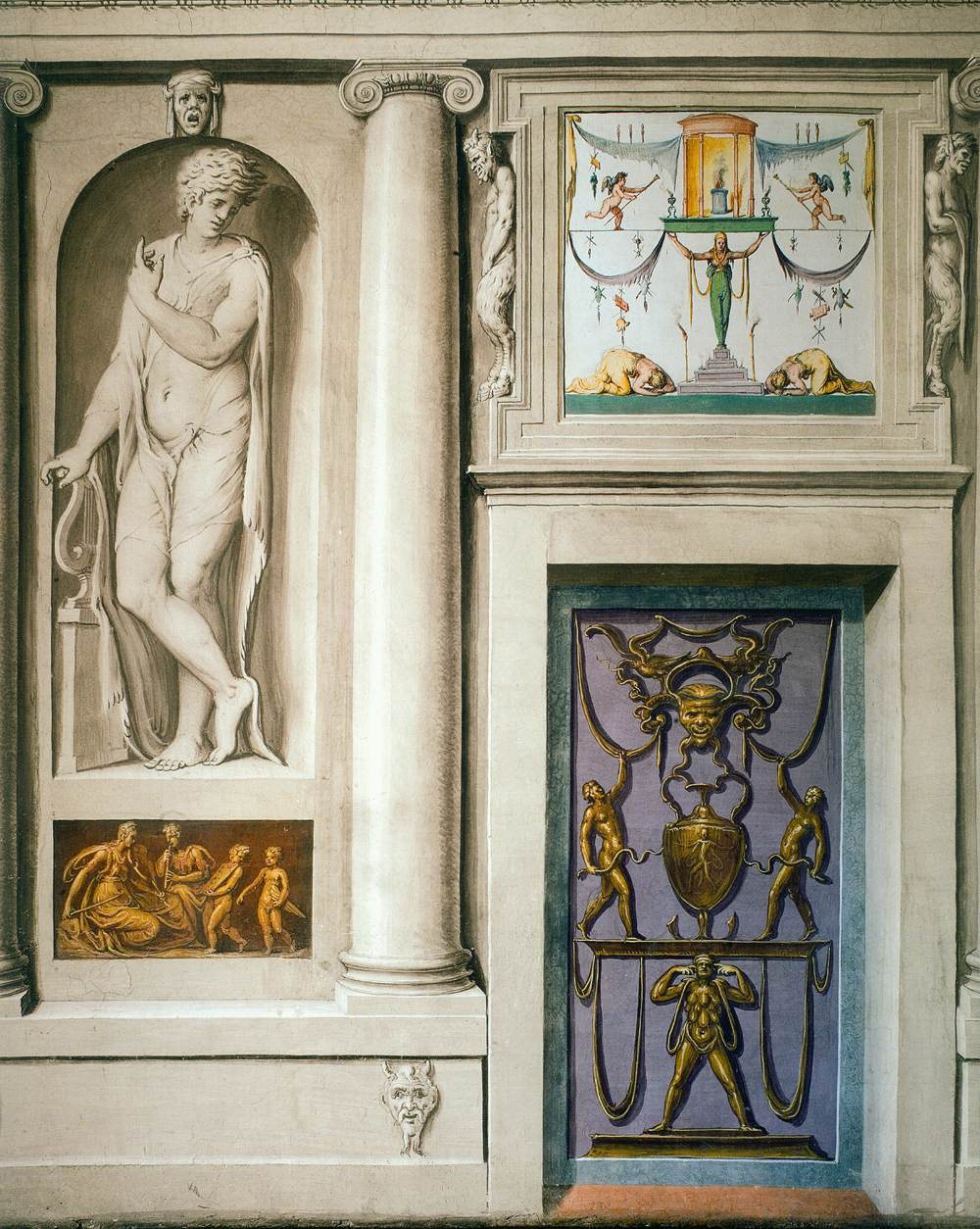 Hall of the Gods (detail)