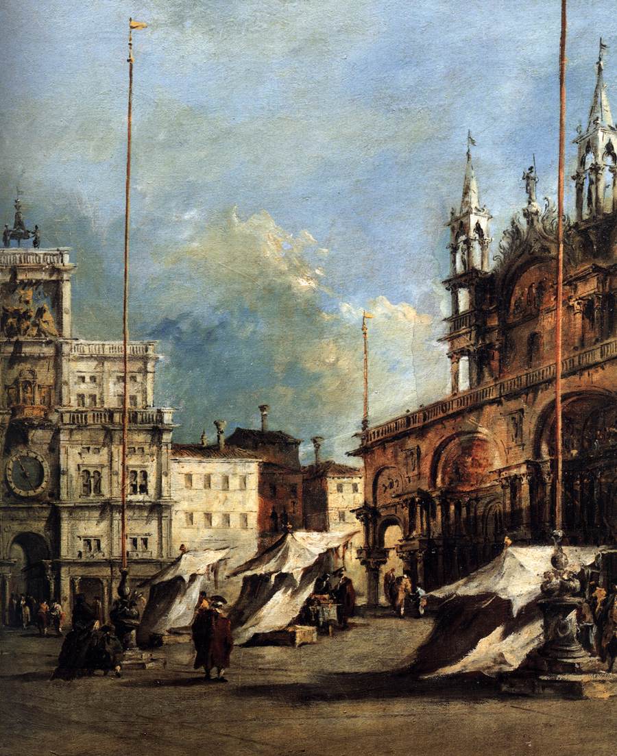 The Torre dell'Orologio (detail)