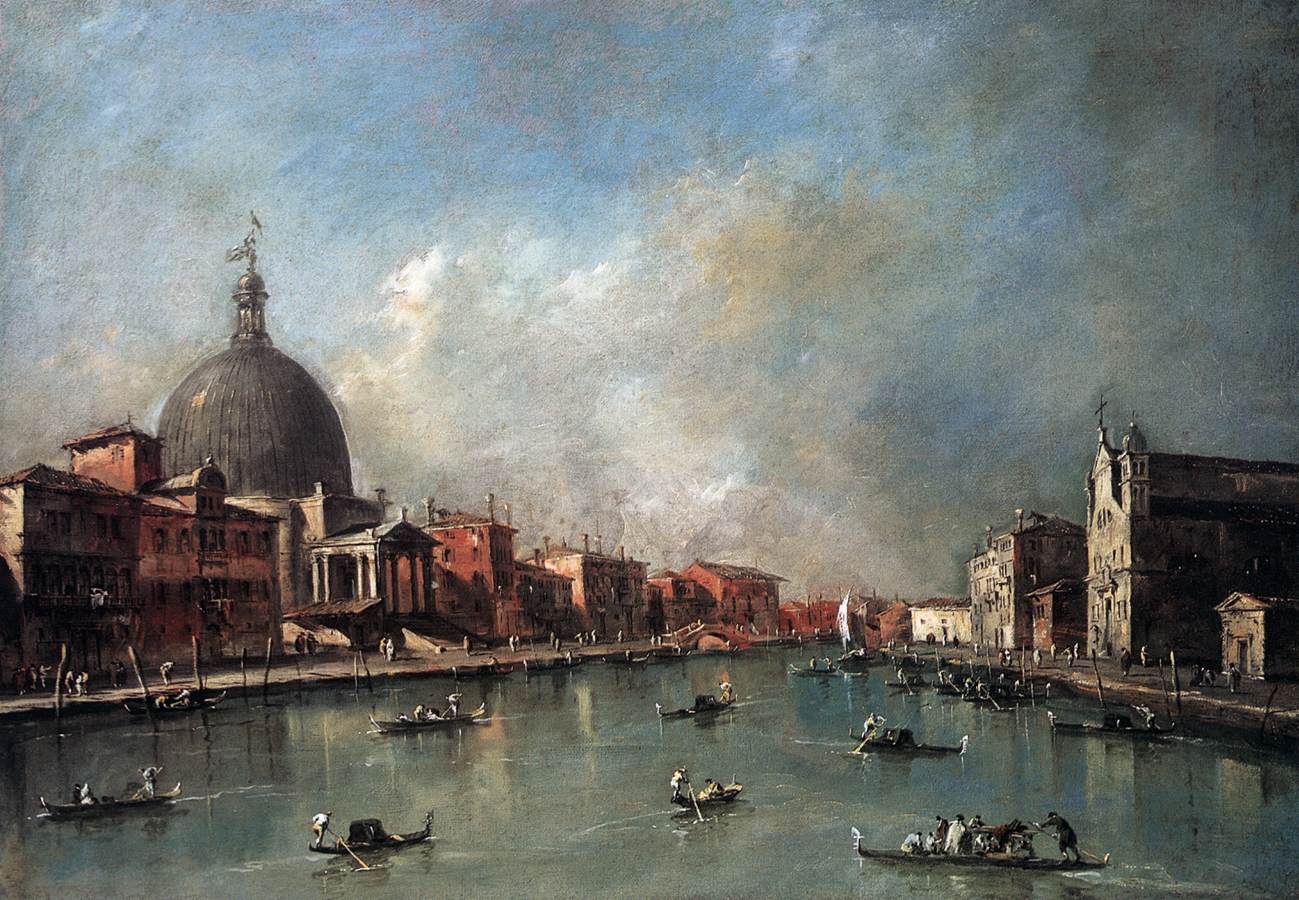 The Canal Grande with San Simeone Piccolo