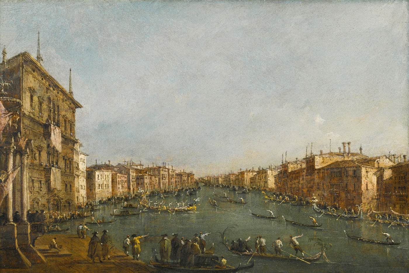 View of a Regatta on the Grand Canal