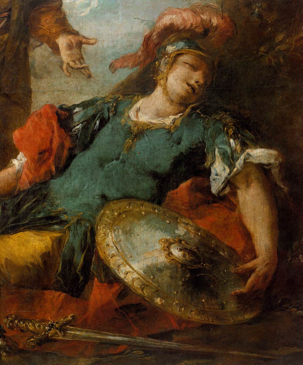 Herminia and Vaprino Find the Wounded Tancred (detail)