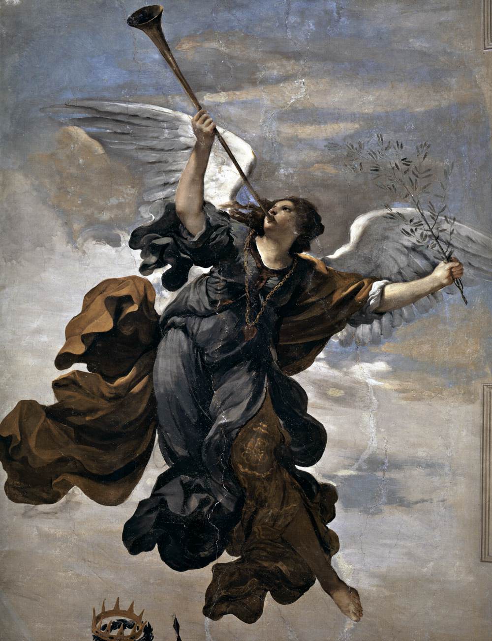 Ceiling painting (detail)