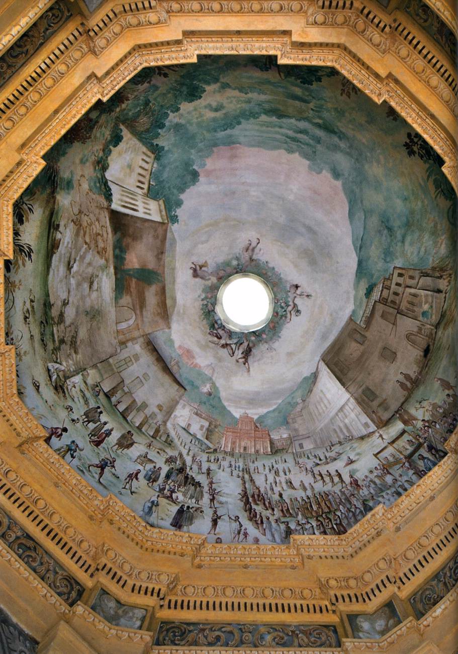 Cupola with panoramic view of the sanctuary