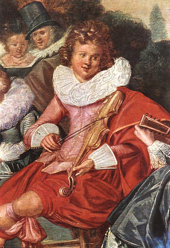 Amusing Party in the Open Air (detail)