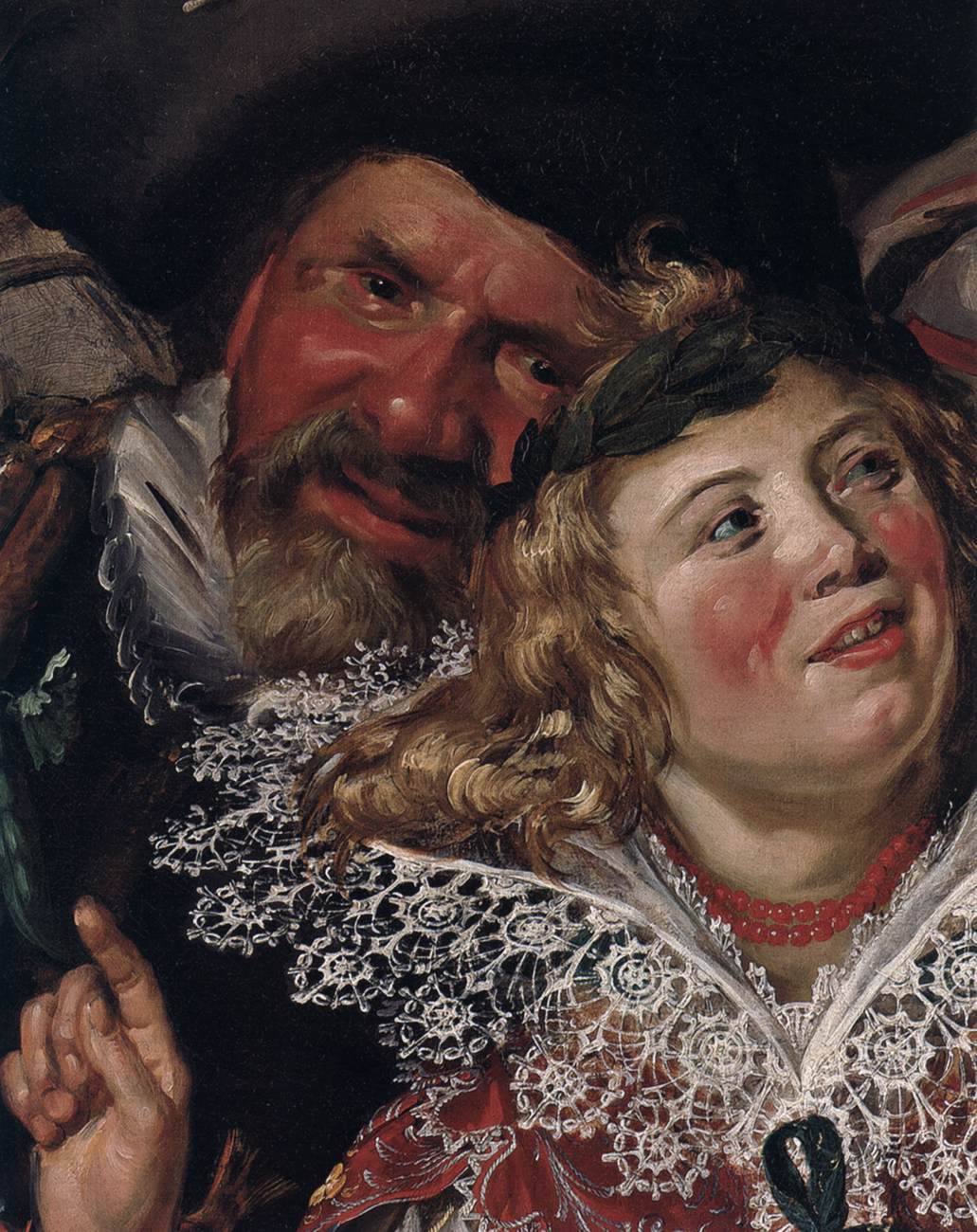 Shrovetide Revellers (detail)