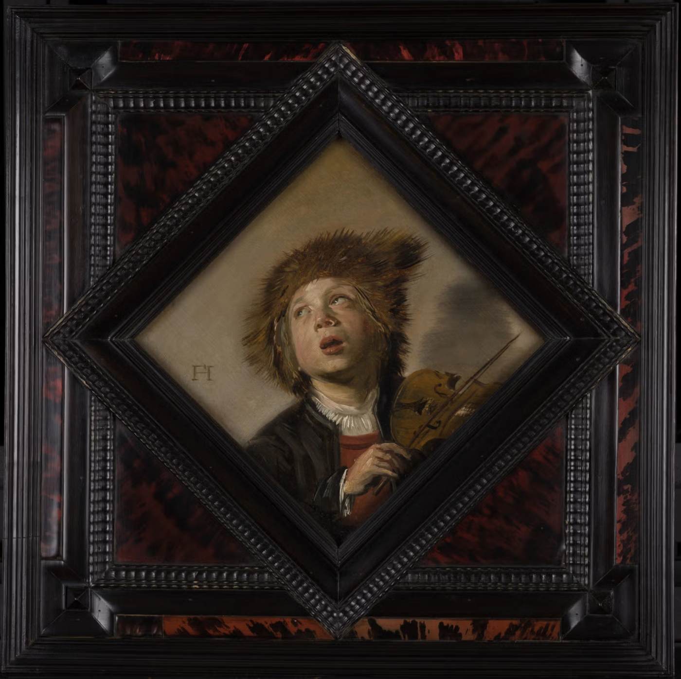 Boy Playing a Violin